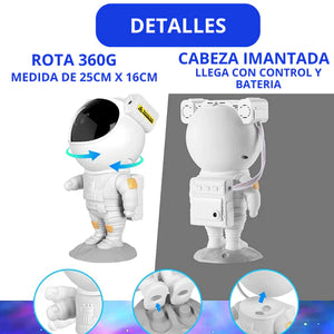 AstroVisor™ - Proyector de Galaxia Astronauta